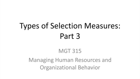 Thumbnail for entry 3.Types of Selection Measures.Part 3
