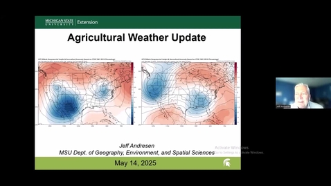 Thumbnail for Agricultural Weather Update - May 14, 2025