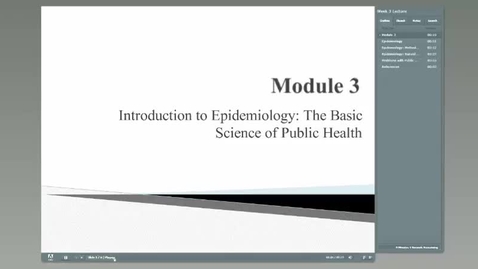Thumbnail for Intro to Epidemiology