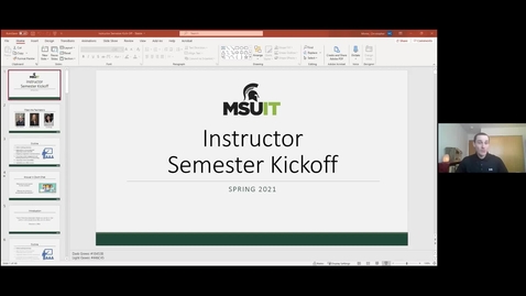 Thumbnail for entry IT Virtual Workshop - Instructor Semester Kick-Off