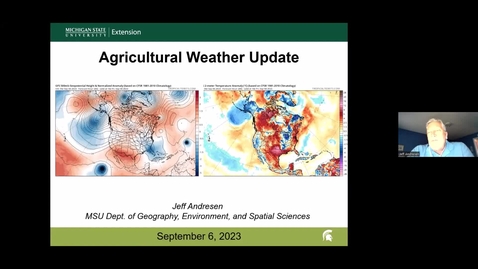 Thumbnail for entry Agricultural Weather Update - September 6, 2023