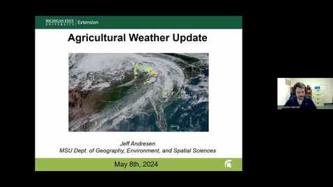 Thumbnail for entry Agricultural Weather Update - May 8, 2024