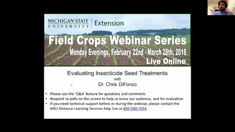 Thumbnail for entry Evaluating Insecticide Seed Treatments