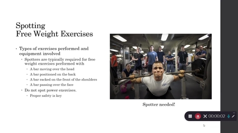 Thumbnail for KIN 402 - Lecture for 2/24