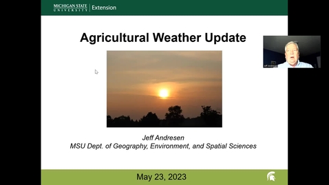 Thumbnail for entry Agricultural Weather Update - May 23, 2023