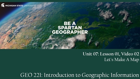 Thumbnail for GEO 221, Video Lecture: Unit 07, Lecture 01, Video 02