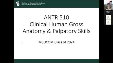 Thumbnail for entry ANTR510 Introduction to &amp; Anatomy Resources 6.15.2020