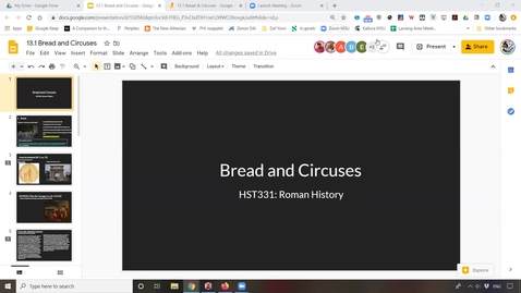 Thumbnail for entry Lecture 13.1 Bread &amp; Circuses