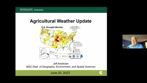 Thumbnail for entry Agricultural Weather Update - June 20, 2023