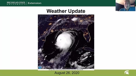 Thumbnail for entry Agricultural weather forecast for August 26, 2020