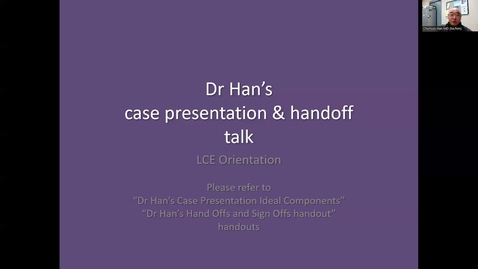 Thumbnail for LCE Orientation: Case presentations and handoffs