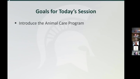 Thumbnail for Final Clip of Introduction of MSU's Animal Care Program