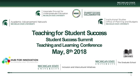 Thumbnail for entry 2018 Teaching and Learning Spring Conference and Student Success Summit Keynote and Panel Discussion