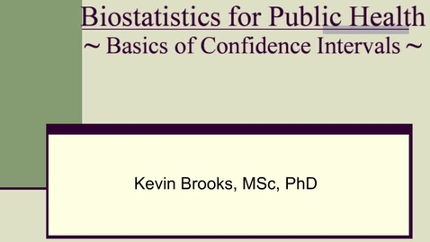 Thumbnail for entry HM802 sec730 Baics Confidence Intervals Ch10