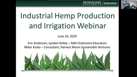 Thumbnail for entry Hemp Webinar - Anderson