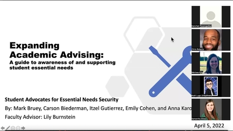 Thumbnail for Expanding Academic Advising: A Guide to Awareness of and Supporting Student Essential Needs*