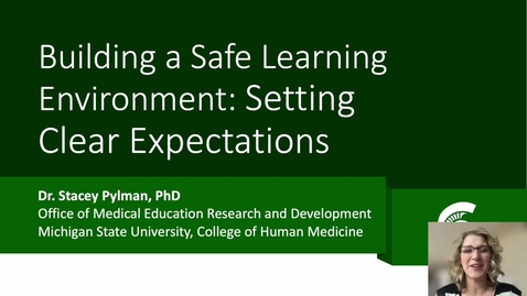 Thumbnail for Video 2 - Setting Clear Expectations