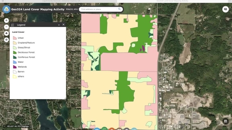 Thumbnail for Geo324v: How to Use the Land Cover Mapping Application