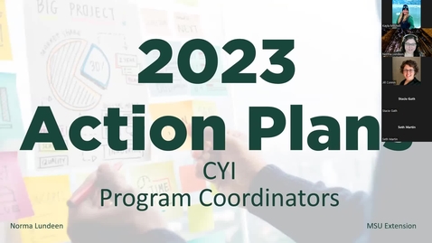 Thumbnail for entry 2023 Action Plans - CYI Program Coordinators