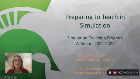 Thumbnail for Preparing to Teach in Simulation