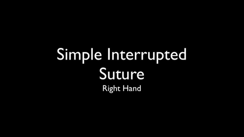 Thumbnail for entry Simple Interrupted R Hand