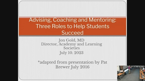 Thumbnail for Academy Monday Meeting 7-10-23