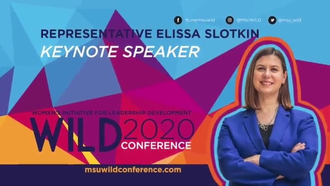 Thumbnail for entry WILD KEYNOTE: Representative Elissa Slotkin