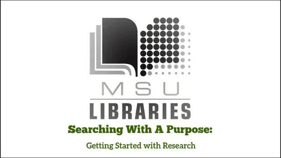 Video thumbnail for Searching With A Purpose