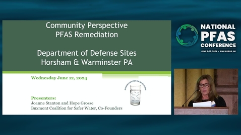 Thumbnail for D4.1.2. Remediation: Hope Gross and Joanne Stanton, Buxmont Coalition for Safe Water