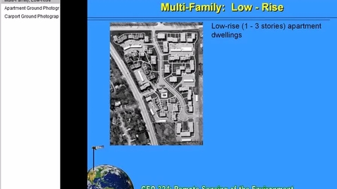 Thumbnail for entry Urban &amp; Built-up Land: Residential: Low-rise, multi-family apartments