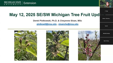 Thumbnail for Southern Michigan Tree Fruit IPM Update May 14
