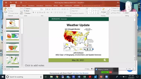 Thumbnail for Agricultural weather forecast for May 26, 2021