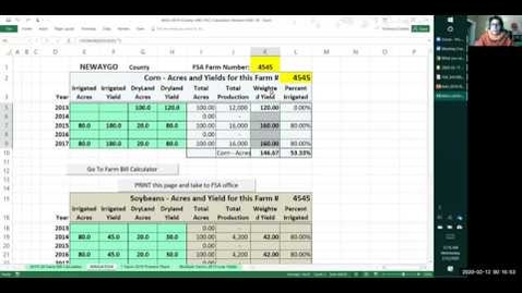 Thumbnail for (6) MSU ARC/PLC Calculator: If you have irrigation