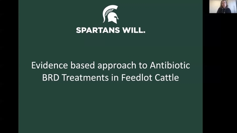 Thumbnail for entry LCS CE-Evidence-based approaches to antibiotic BRD treatment in feedlot cattle - Dr. O'Connor