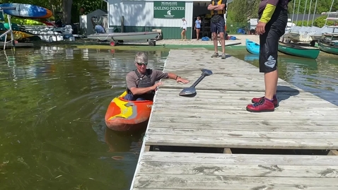 Thumbnail for entry kayak dock landing