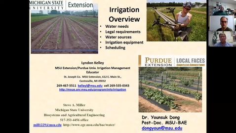 Thumbnail for entry Hemp Webinar - Irrigation