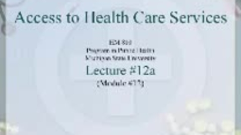Thumbnail for HM810 sec730 GIS-PH-Lecture-12a