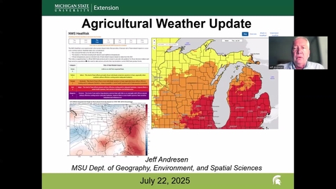 Thumbnail for Agricultural Weather Update - July 22, 2025
