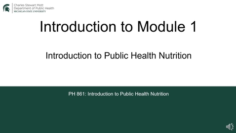 Thumbnail for Module 1 -Introduction