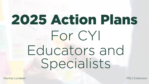 Thumbnail for 2025 Action Plans - CYI Educators and Specialists