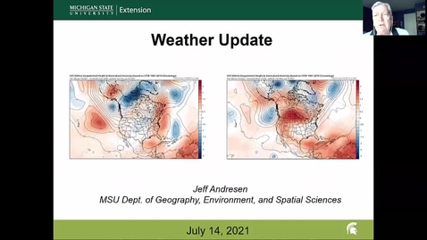 Thumbnail for entry Agricultural weather forecast for July 14, 2021