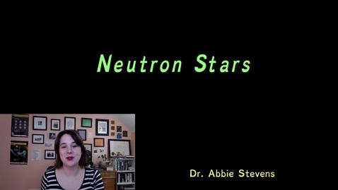 Thumbnail for entry Ch 14.2a: What is a neutron star?