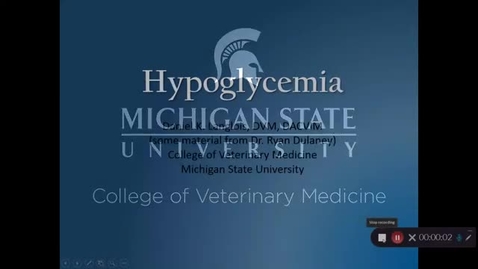 Thumbnail for entry VM 577-Hypoglycemia