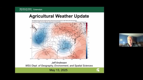 Thumbnail for Agricultural Weather Update - May 13, 2025