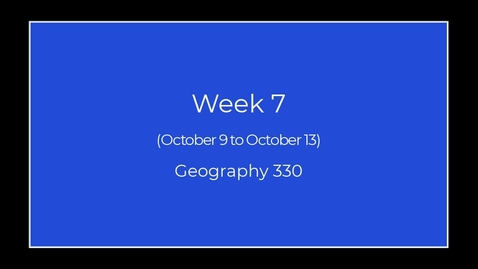 Thumbnail for entry GEO330: Week 7: Coastal South &amp; the Application Assignment