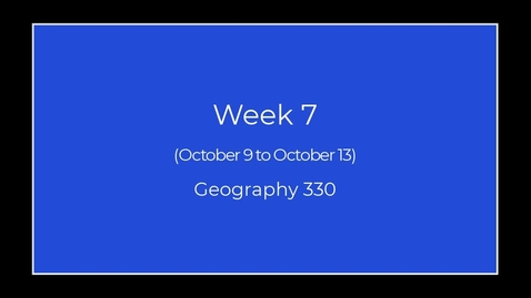 Thumbnail for GEO330: Week 7: Coastal South &amp; the Application Assignment