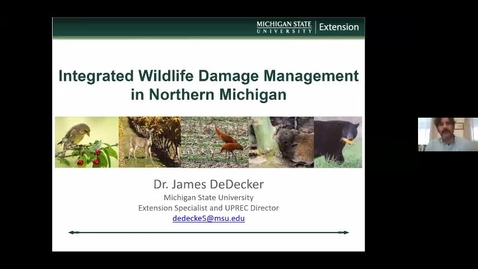 Thumbnail for entry Int Wildlife Dmg Mgmt in Northern MI   DeDecker  1.15.21.mp4
