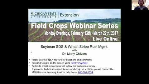 Thumbnail for entry Soybean SDS and Wheat Stripe Rust Management