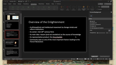 Thumbnail for entry Lecture 1.3 - Part 3 (Main Ideas of the Enlightenment) 