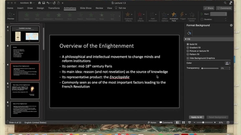 Thumbnail for Lecture 1.3 - Part 3 (Main Ideas of the Enlightenment) 